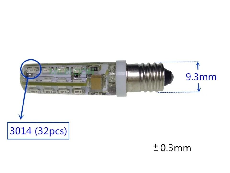 Цоколь E10 лампочка LED 220v