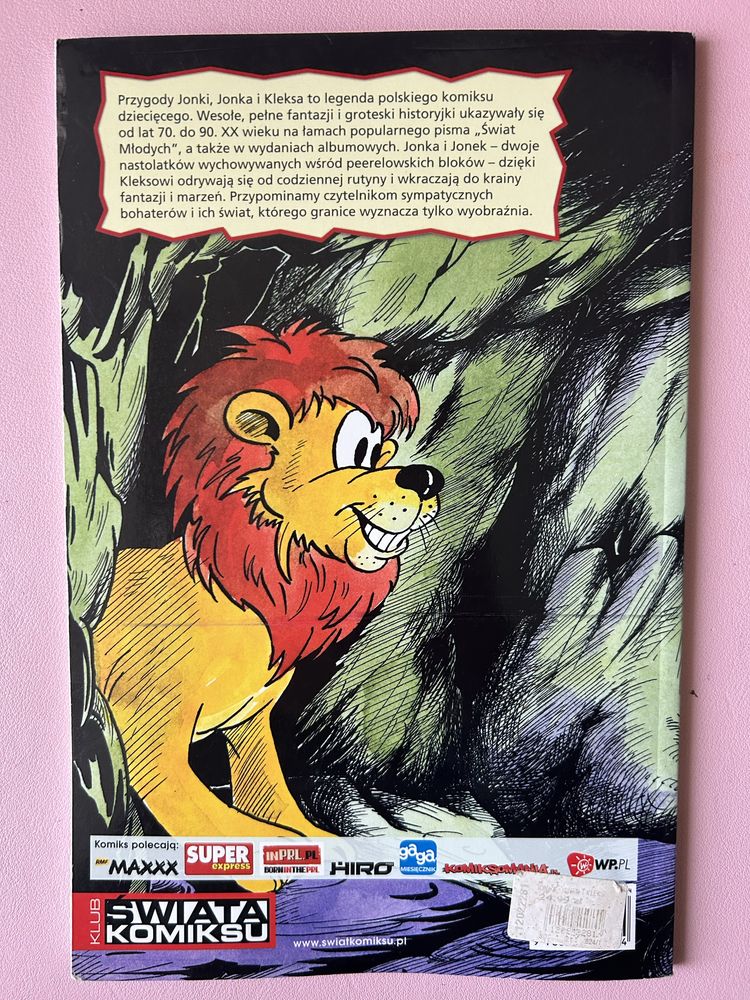 W pogoni za czarnym kleksem - Szarlota Paweł komiks