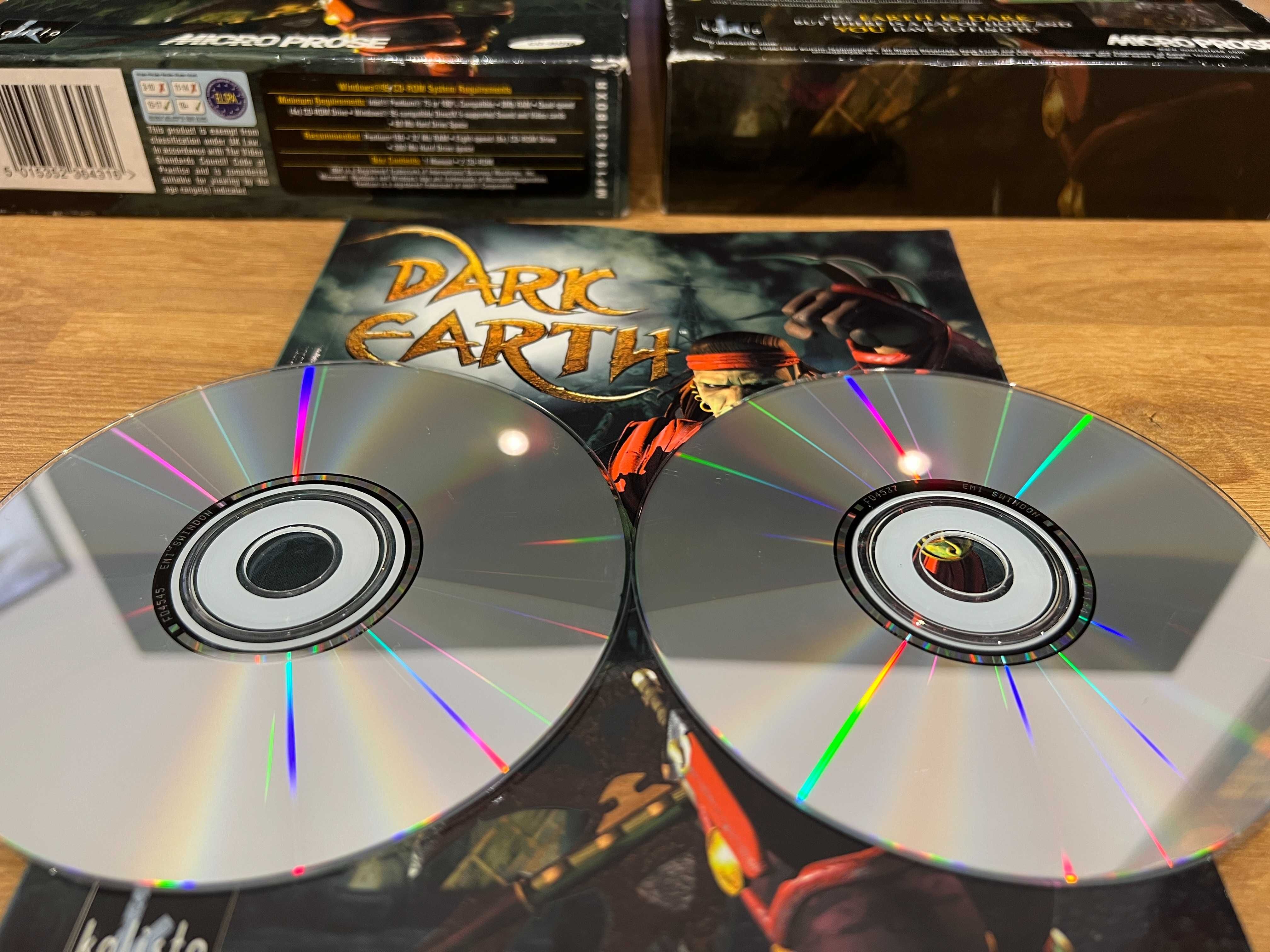 Dark Earth gra (PC EN 1997) BIG BOX premierowe kompletne wydanie