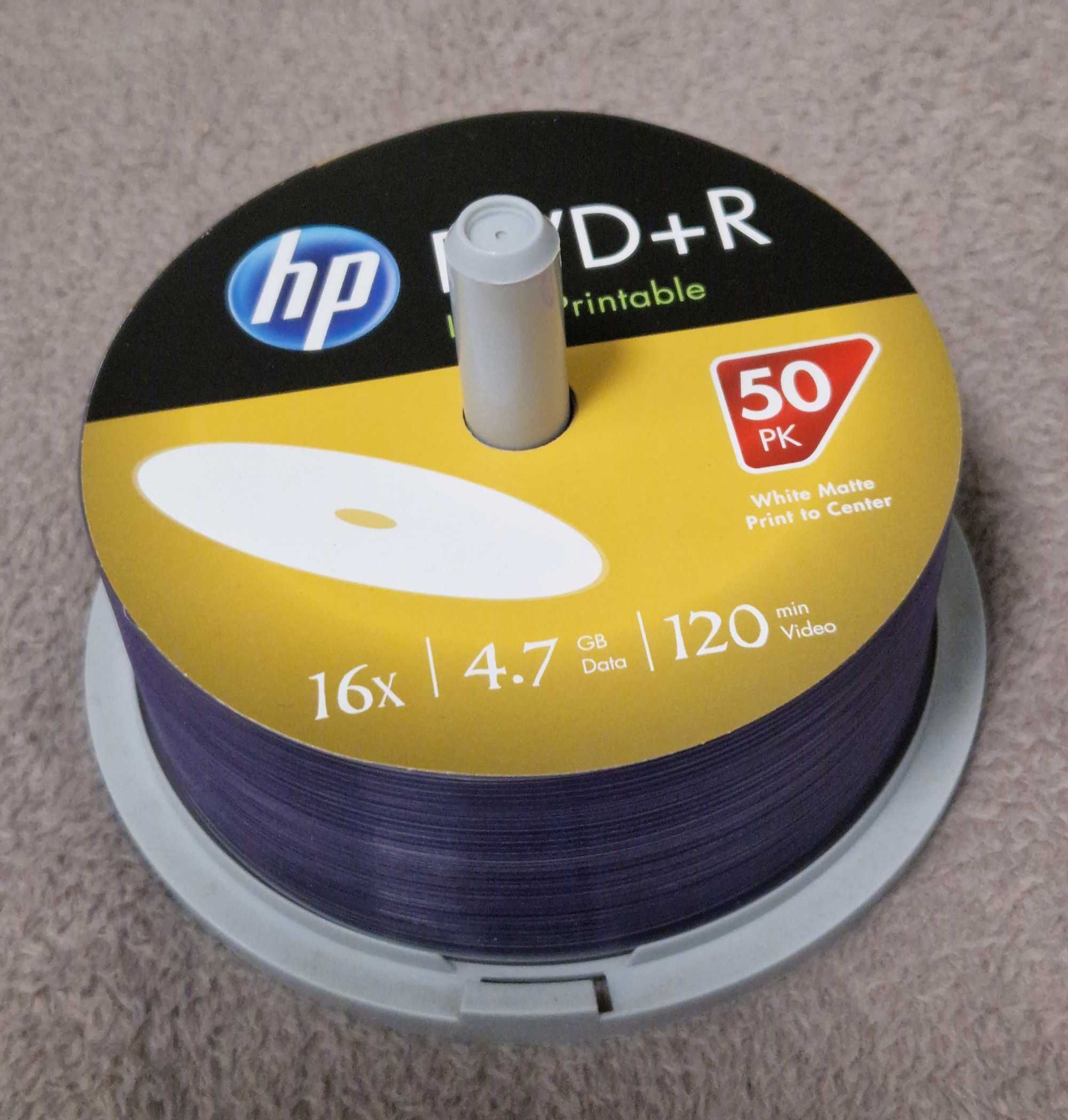 диск HP DVD+R Printable 4,7 Gb