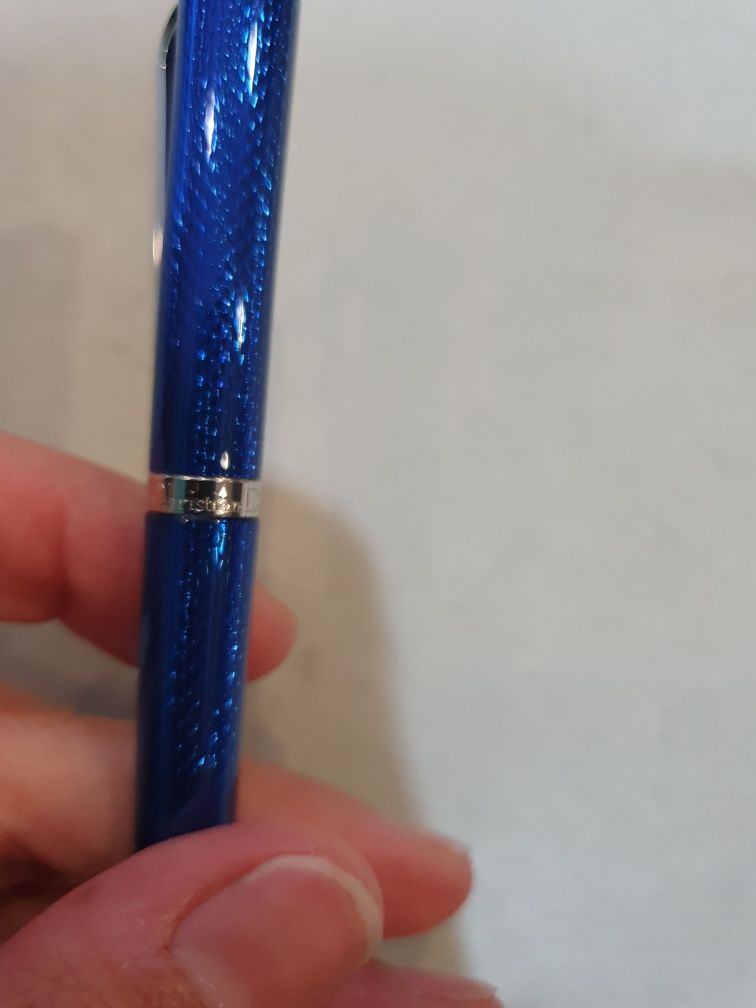Magnífica caneta Dior azul, nova
