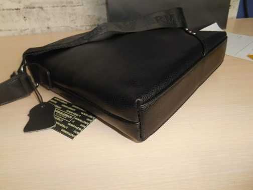 Emporio Armani męska torba torebka Listonoszka, skóra, Włochy В65