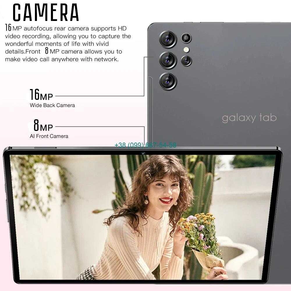Ігровий Планшет 6-128GB / GPS, IPS / 10 "дюйм / 2-сим / NEW 2025