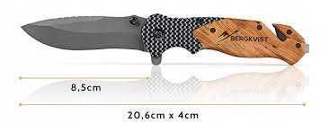 Bergkvist K19 nóż składany scyzoryk 3w1