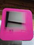 Lustro Ikea Hylkje różowe pink square