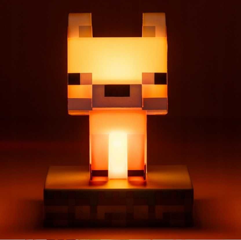 Minecraft Lis Renard mini lampka nocna na biurko Icons dla dziecka