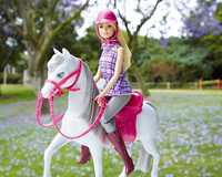 Lalka Barbie z koniem DHB68 na Prezent KOMPLETNA jak nowa