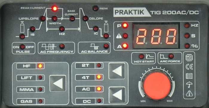 Spawarka PRAKTIK TIG 200 AC/DC  Puls aluminium Nowa Faktura wysyłka