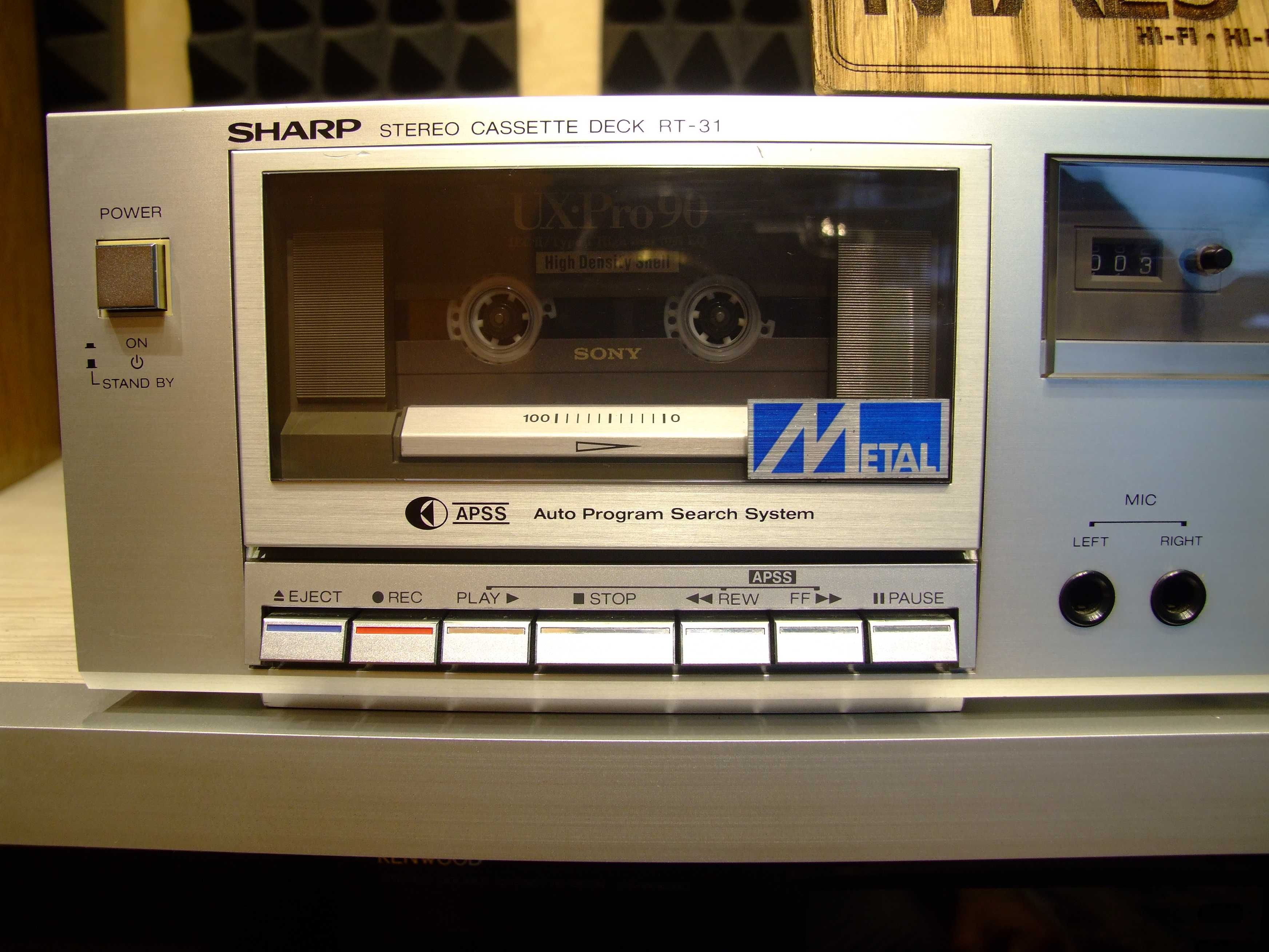 Касетна дека Sharp RT-31H. JAPAN. Без передплати