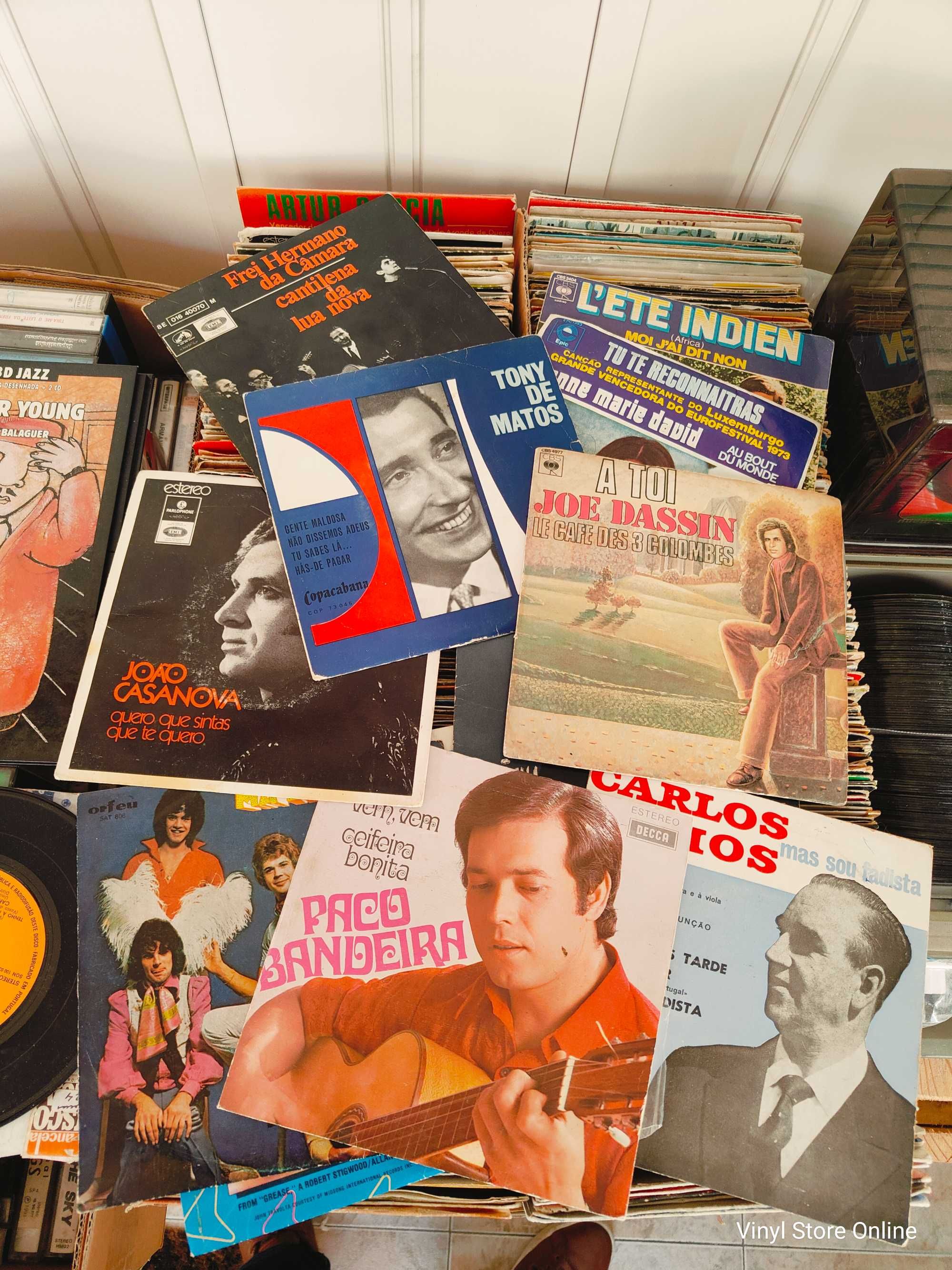 Lote 500 discos Vinils , SP's e EP's