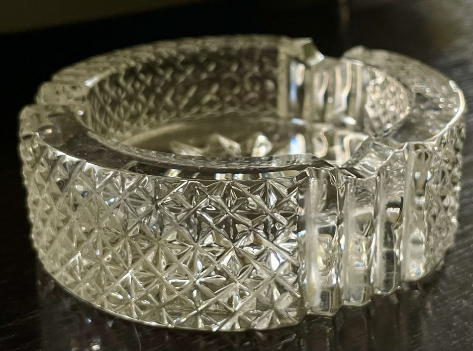 Popielniczka kryształowa