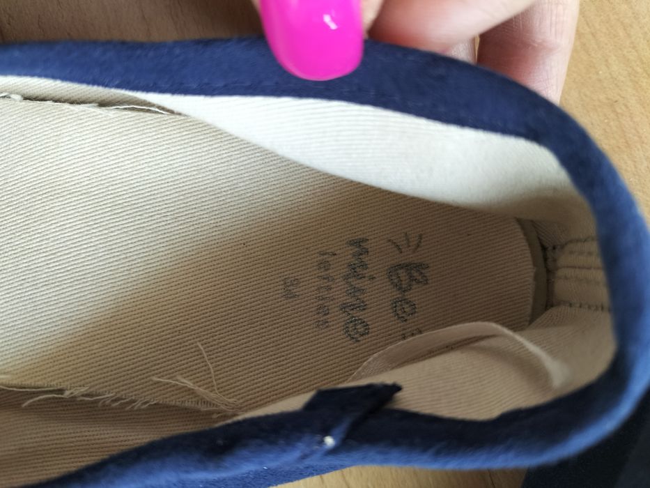 Sabrinas azuis escuras