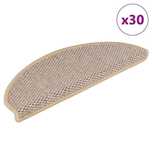 Vidaxl Maty Na Schody Samoprzylepne Sizal-Look 30 Szt. 65X21X4 Cm