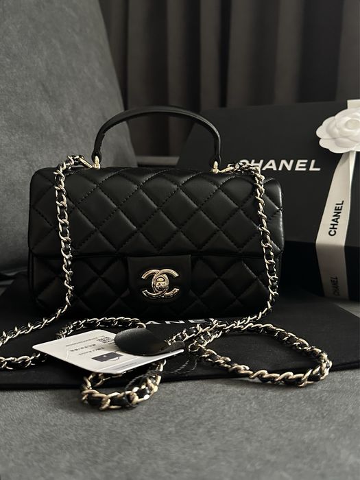 Сумка шкіряна chanel , шанель
