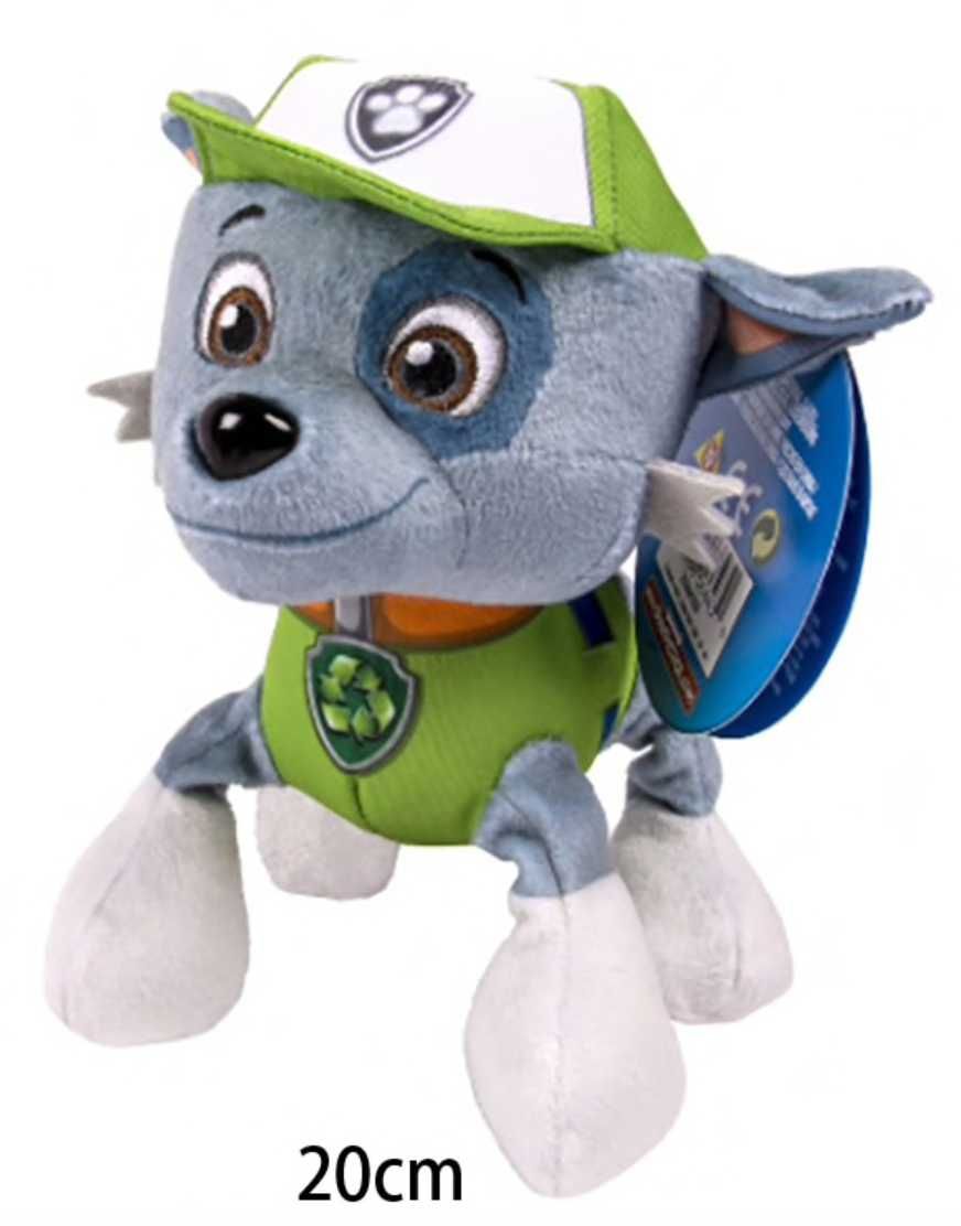 Maskotka ROCKY pluszak piesek zielony Psi Paw Patrol 20 cm