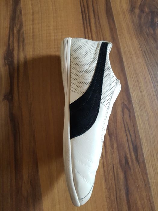 Buty Puma białe ze skóry