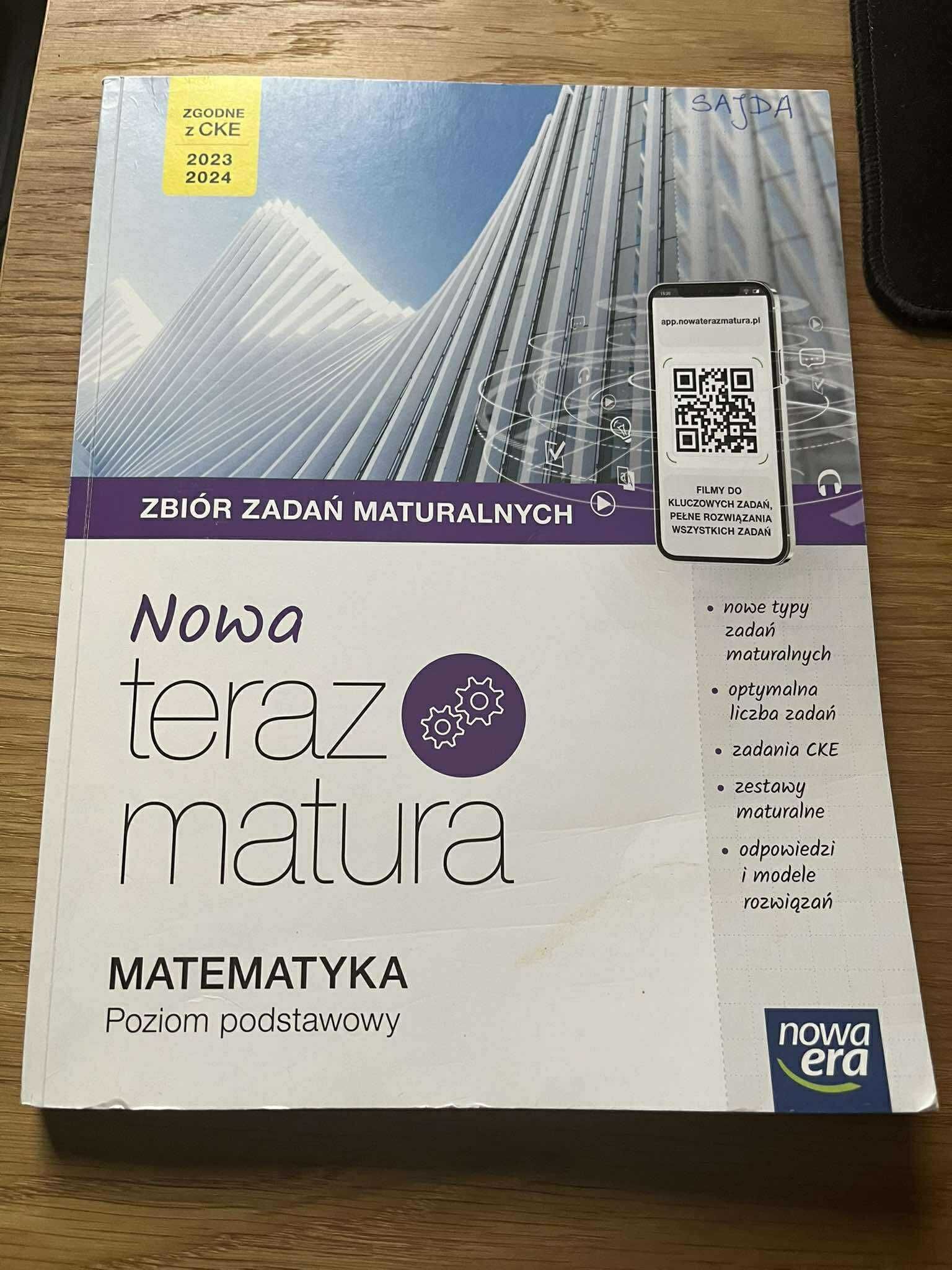 Nowa teraz matura matematyka zbiór zadań maturalnych poziom podstawowy