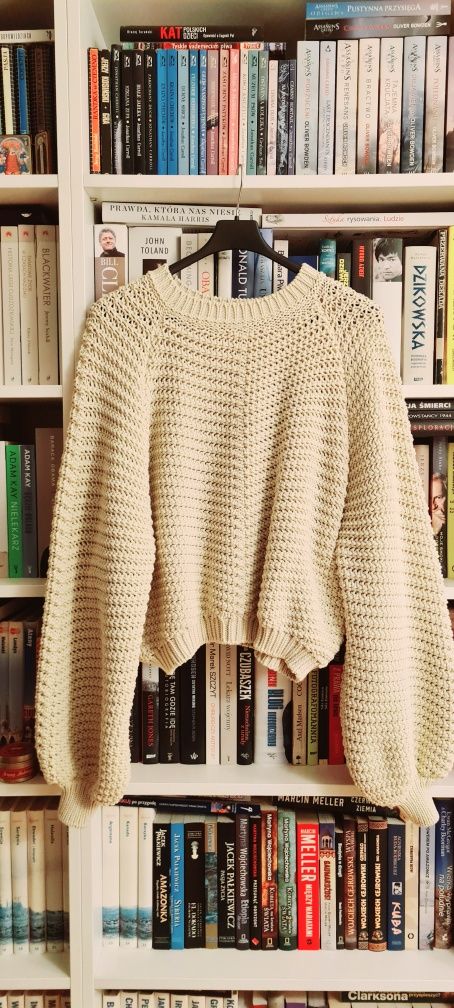 Vicolo sweter bufiaste rękawy,oversize,,uni