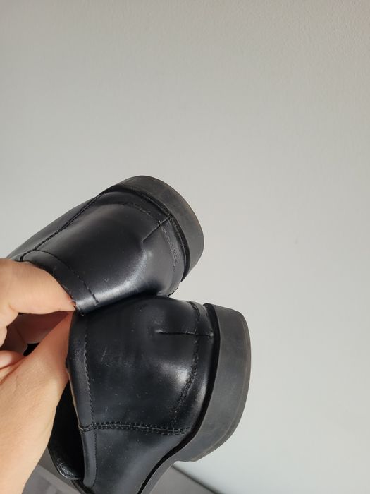 Mokasyny loafersy z klamrą 38