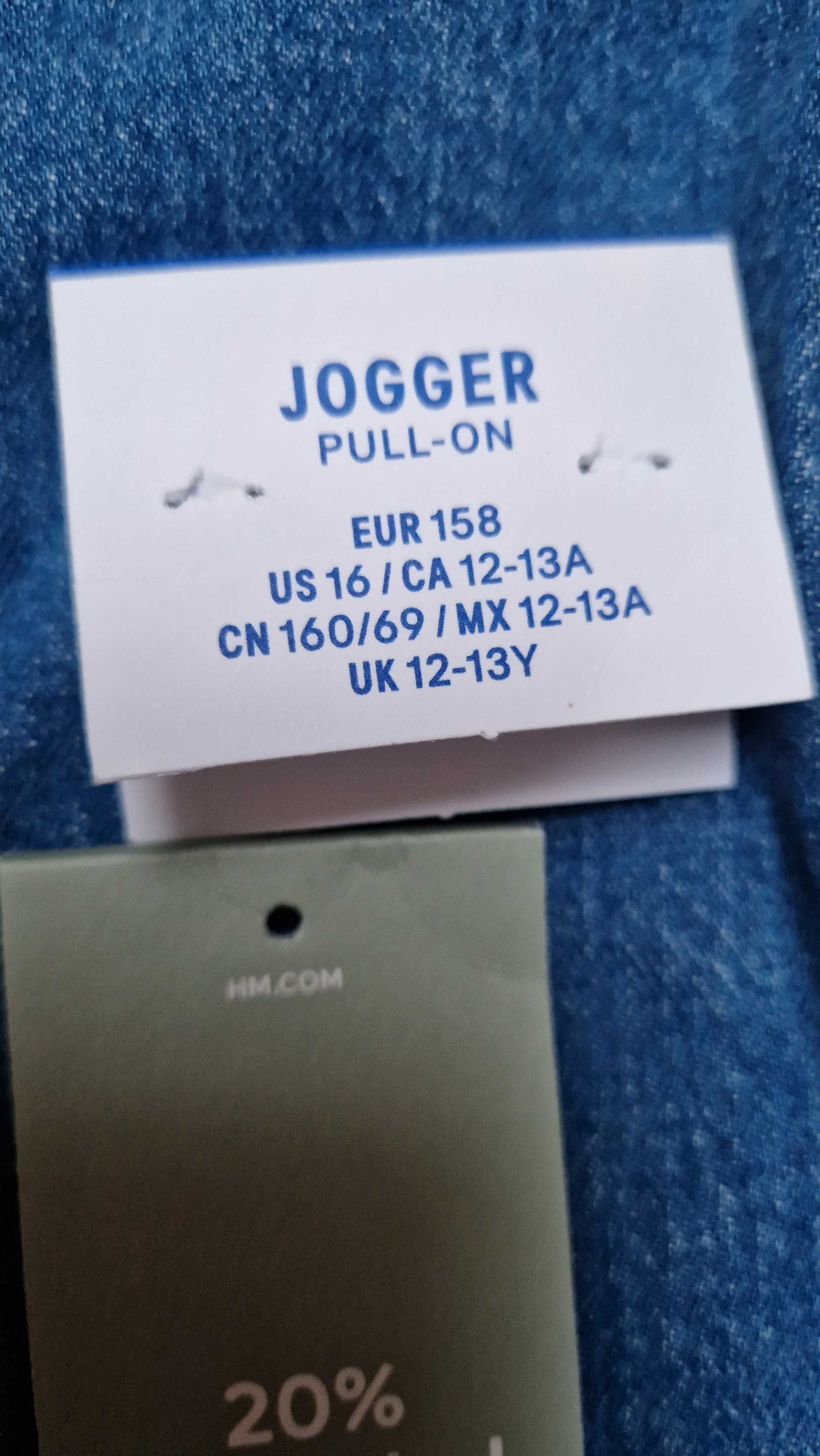 Jeansy H&M jogger 158