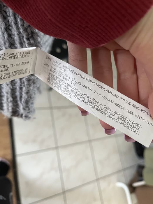 Szary kardigan zara M