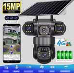 Kamera Solarna 15MP 4G na kartę SIM IP66 Obrotowa PTZ