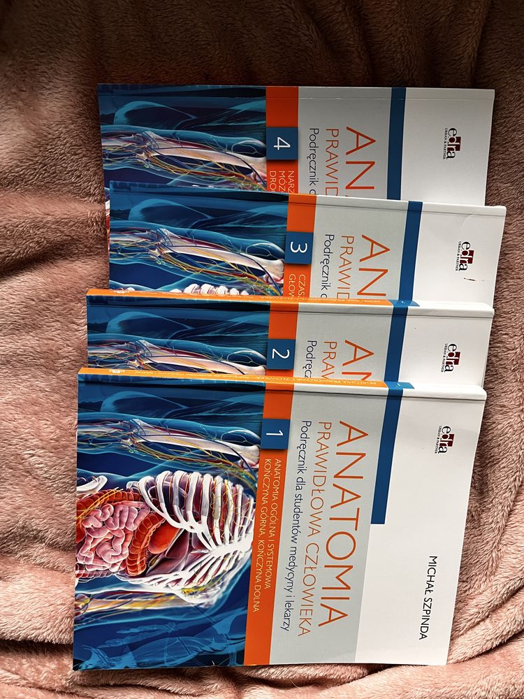 Anatomia prawidłowa człowieka - Michał Szpinda 4 części