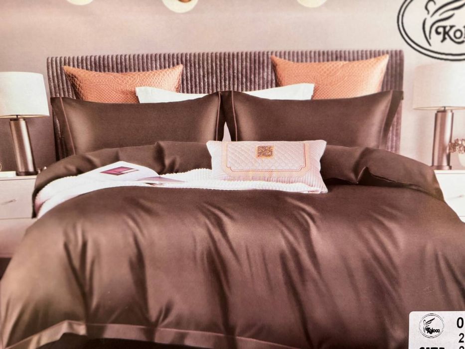 Комплект постельного белья байка оксамитова фланель постільна білизна