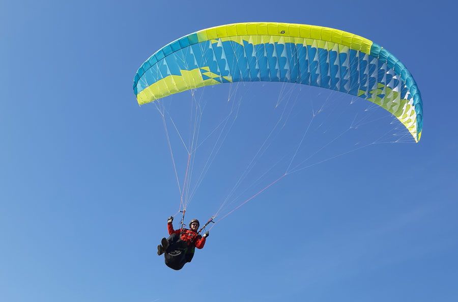 Asas de parapente single-skin Scotch