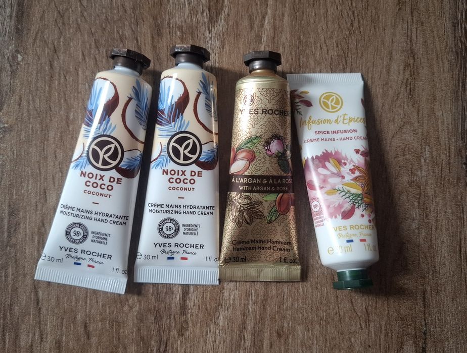 Krem do rąk 30 ml Yves Rocher 4 sztuki