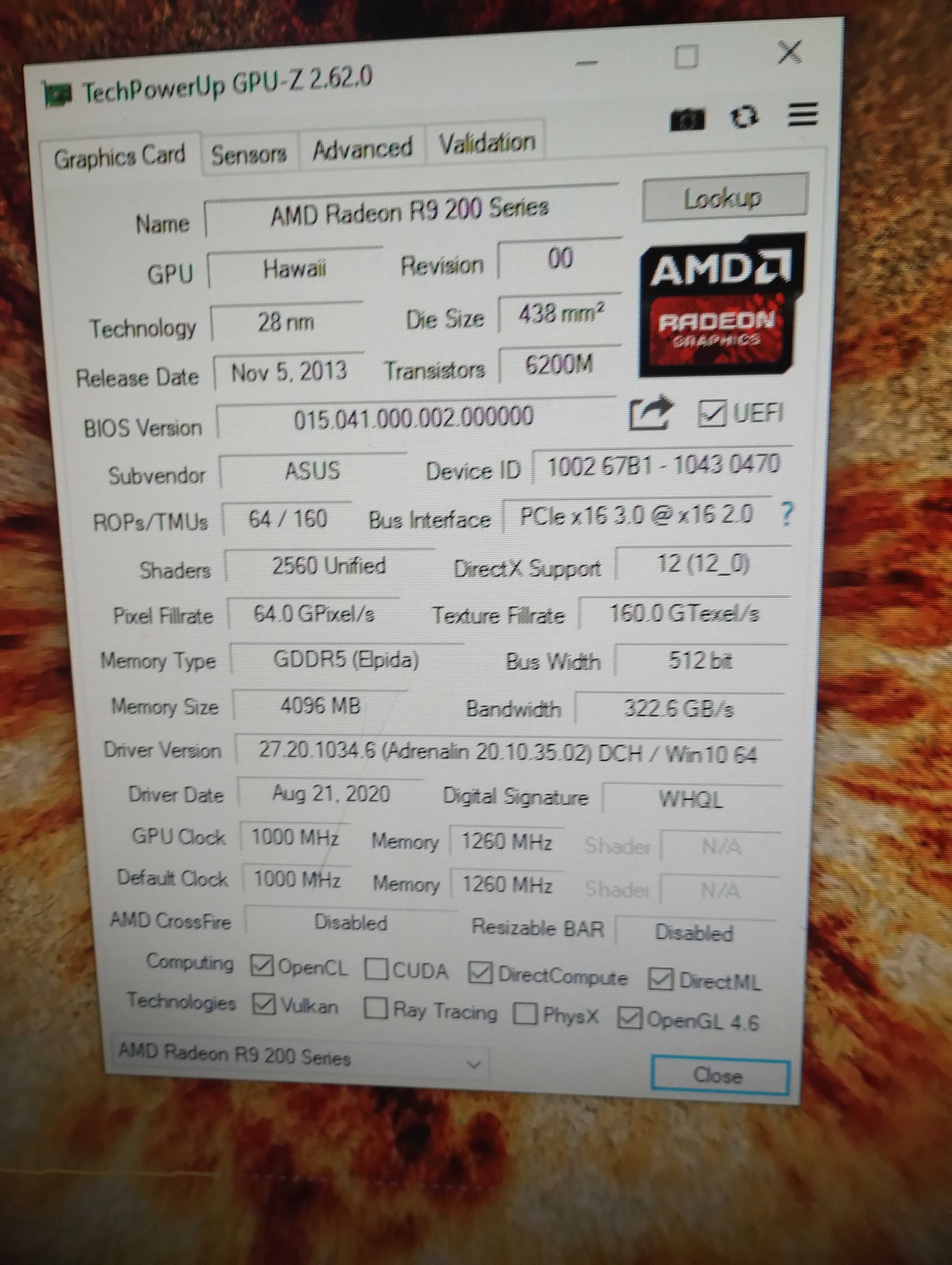 Amd Radeon r9 290 4 gb ddr5