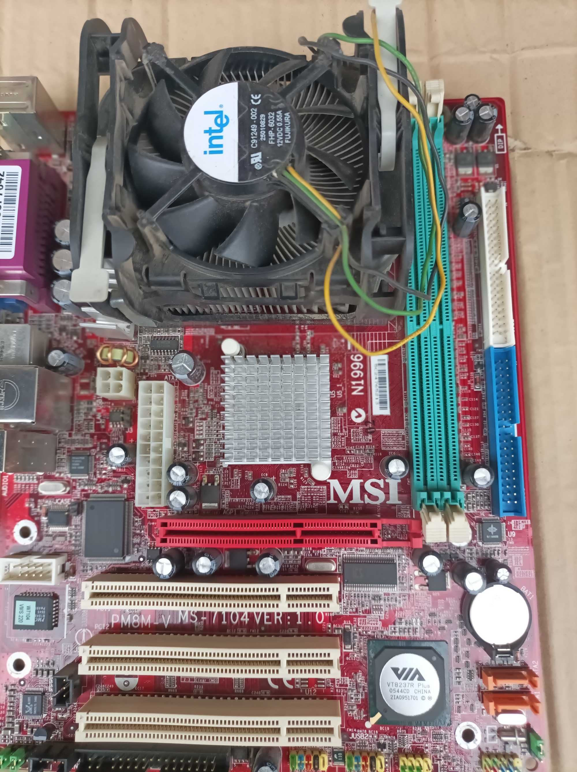 Материнская плата MCI N996, PM8M-V, MS-7104 VER1.0, S478, DDR400