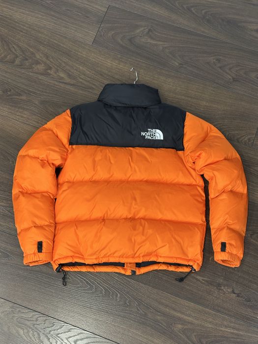 Пуховик куртка TNF 700 The North Face 1996 Nuptse orangeт норт фейс