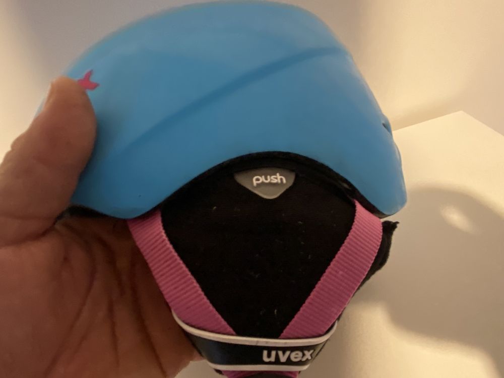 Kask narciarski dzieciecy  3-5 lat UVEX