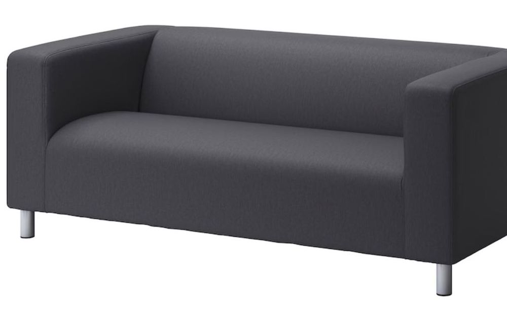 Sofá 2 lugares Klipan, Vissle cinz IKEA