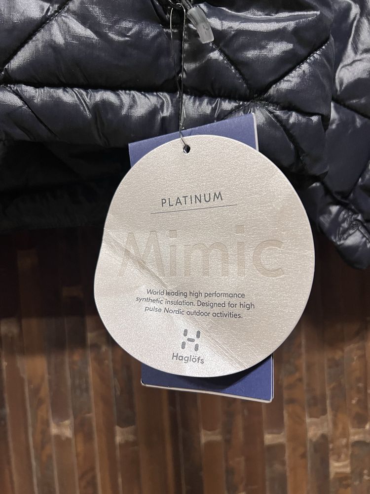 Оригінал куртка Haglofs Mimic Hood пуховик нова тепла легка pertex