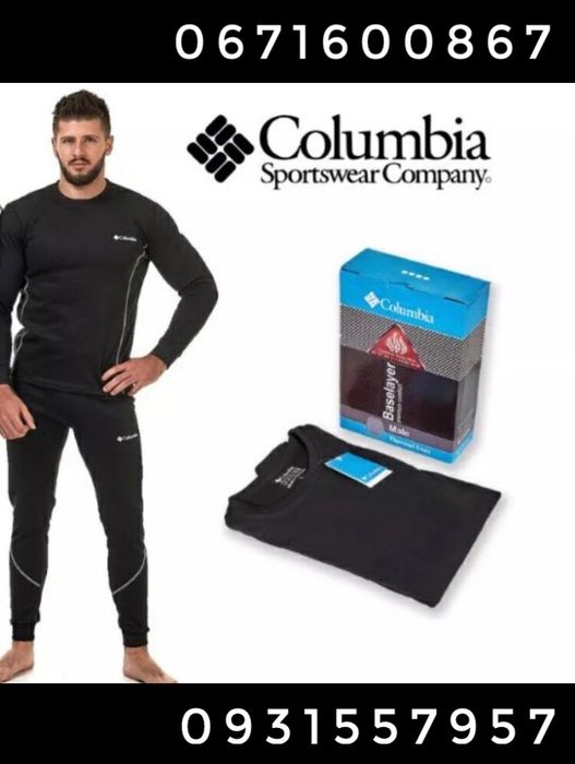 Термобілизна columbia фліс Термобелье мужское Термобелье М 46