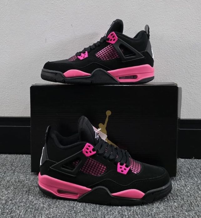 (БЕЗ ПРЕДОПЛАТИ) Жіночі Кросівки Air Jordan 4 Retro Neon Pink 36-40
