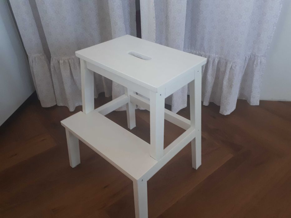 Taboret schodek Ikea biały