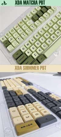 Оригинальные кейкапы для кастомных клавиатур XDA MATCHA PBT+кириллица