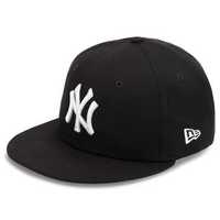Кепка бейсболка  New York Yankees New Era  черная ( плащевая )