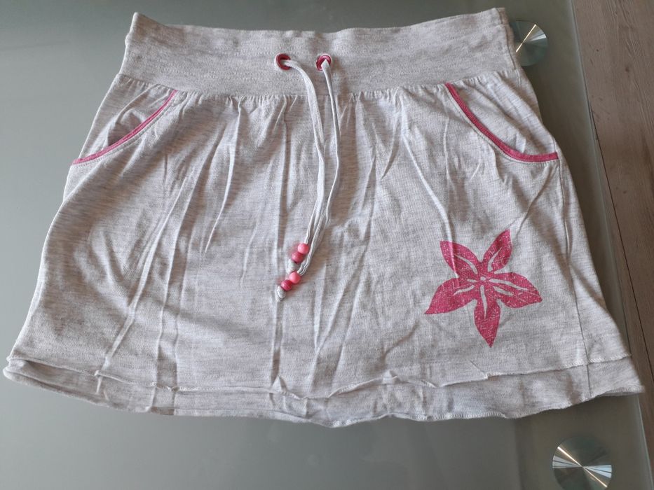 Spódniczka szara dresowa