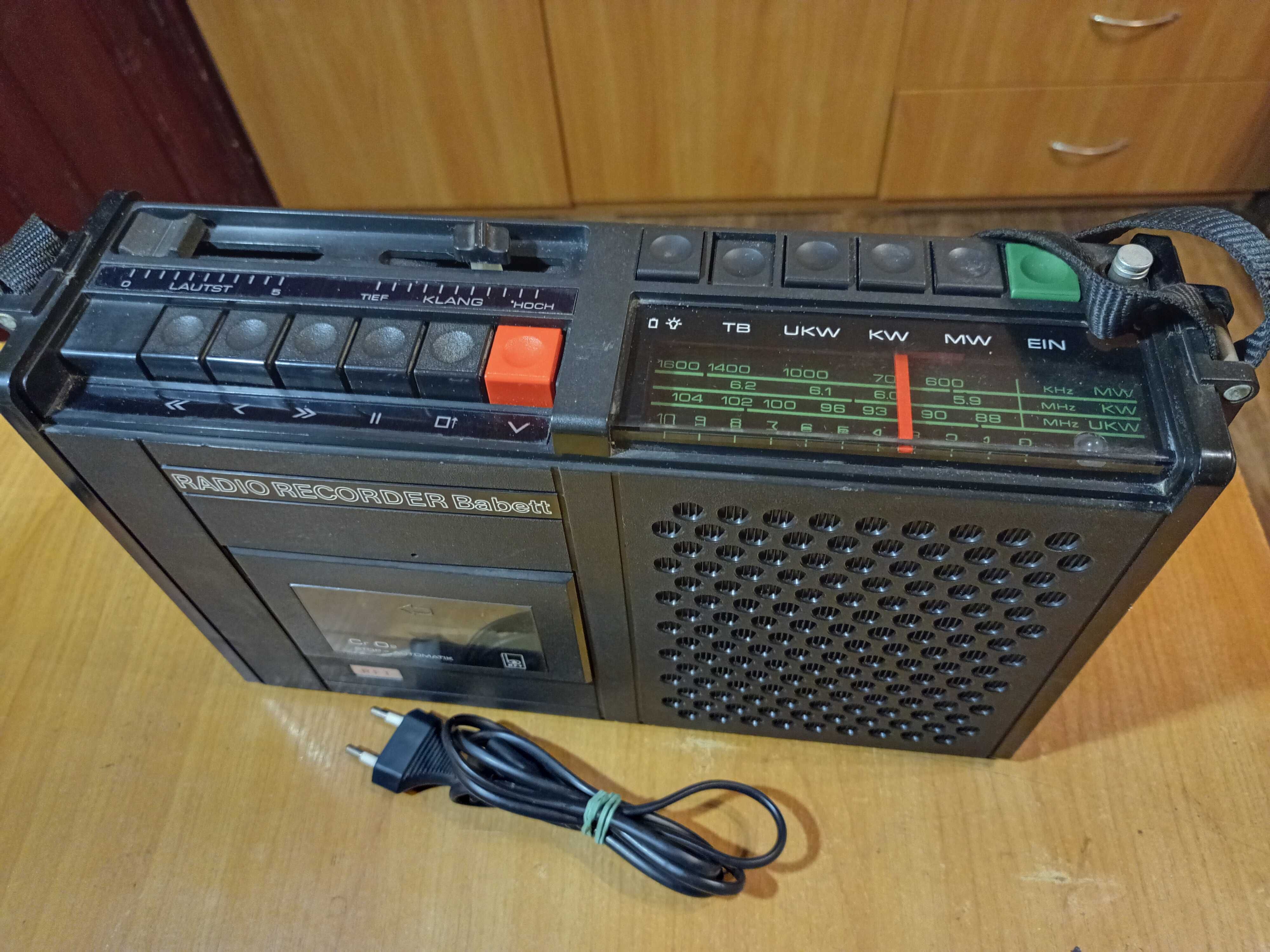 Магнитола "Radio Recorder Babett"