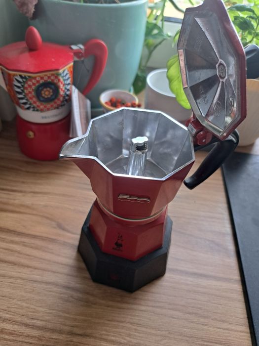 Kawiarka bialetti fiat 500 red