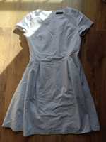 Sukienka niebieska wesele Reserved 38 rozkloszowana
