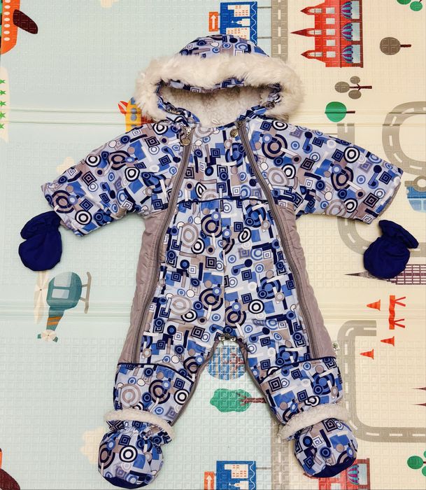 Зимовий  теплий комбінезон /овчина/ 62-80 розмір