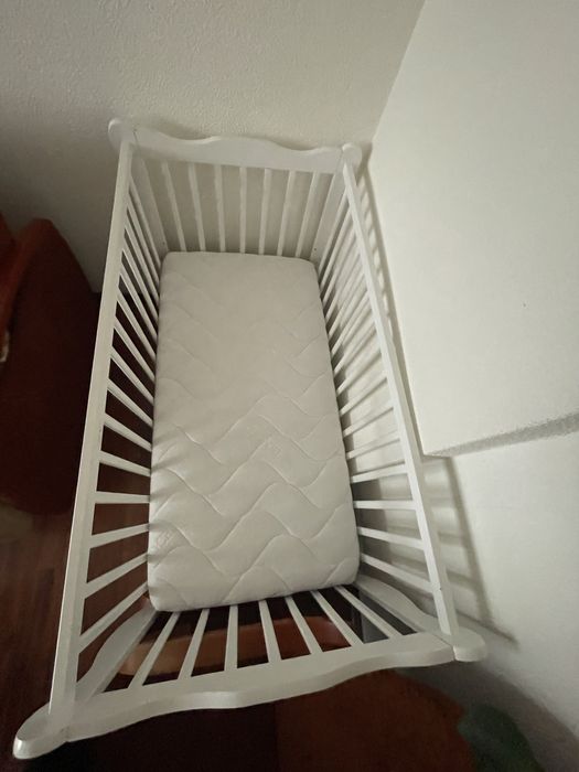 Łóżko dzieciece + materac 120x60