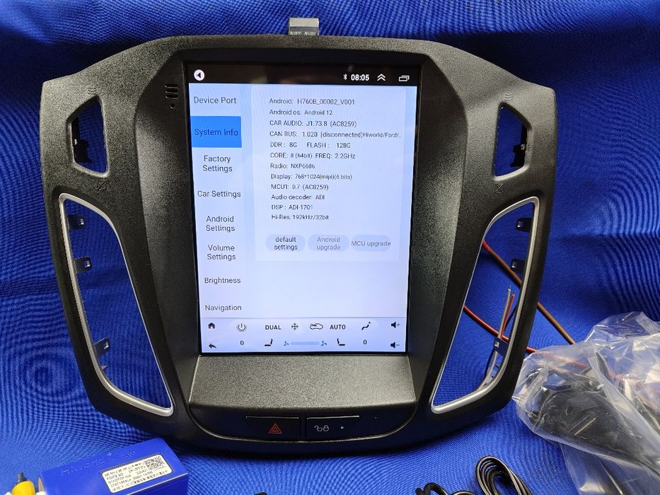 Автомагнітола Android Ford Focus 3 (8/128Gb +4G+DSP+QLed+ 9.7"екран)
