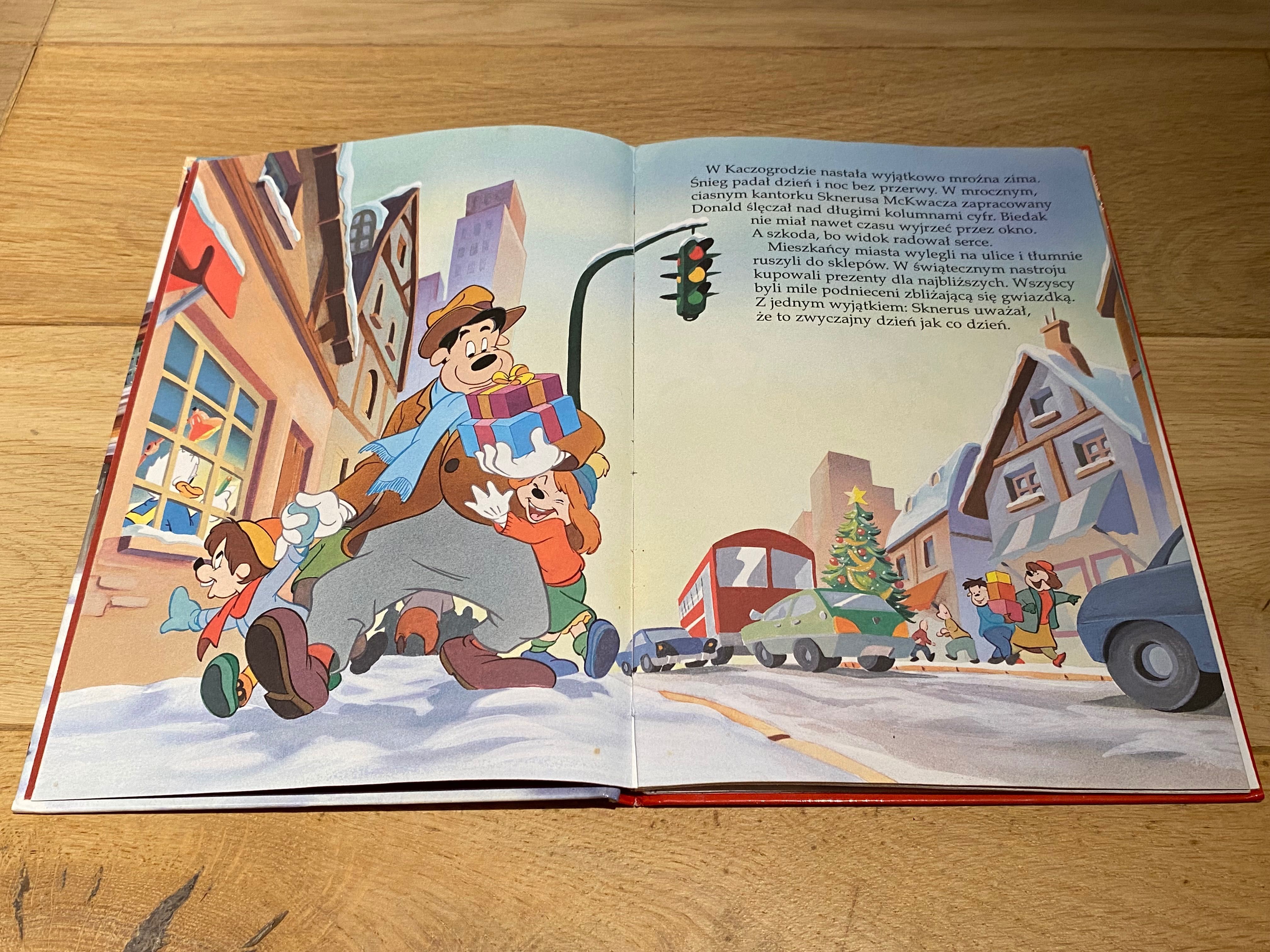 Opowieść wigilijna Sknerusa KKD Klub książek Disneya Disney