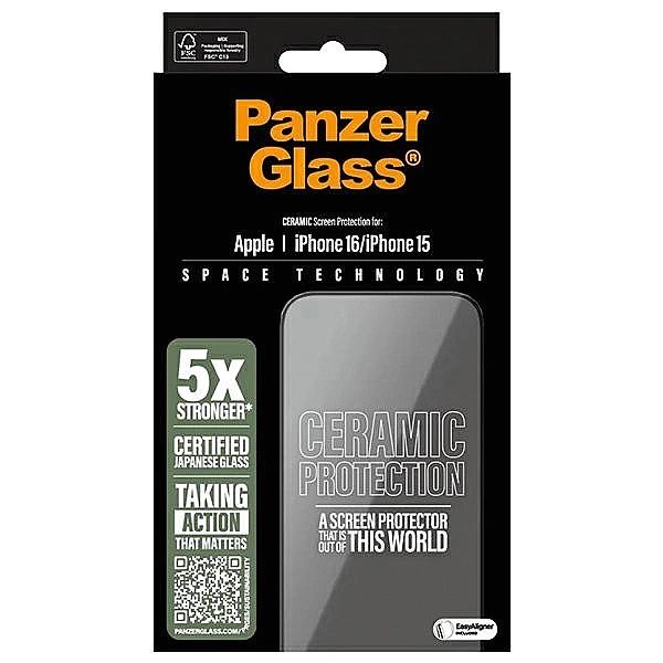Szkło hartowane PanzerGlass Ceramic Screen Protector Ultra-Wide Fit na